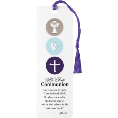 Bookmark Tassel My First Communion Pack of 12 - 603799541695 - BKM-1846 Bookmark Tassel My First Communion Pack of 12 - 603799541695 - BKM-1846