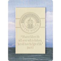 Bookmark Thermal Lighthouse I Am The Light Of The World 6pk