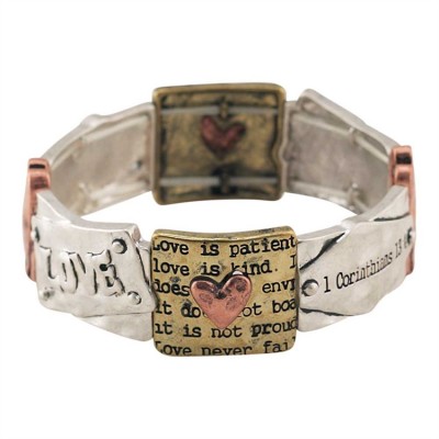 Bracelet-1 Corinthians 13:4 Mtb Stretch - 603799008570 - 30-7001T