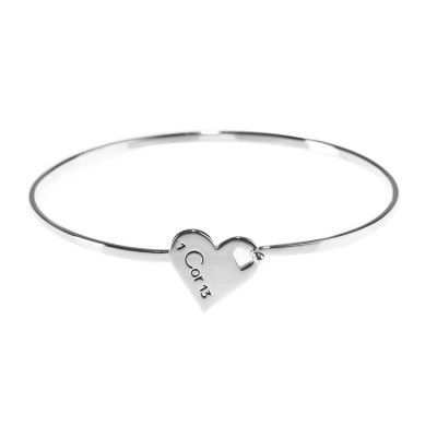 Bracelet Silver Plated Circle of Love 1 Corinthians 13 - 714611171331 - 35-4652