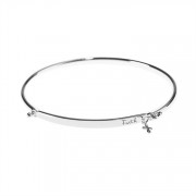 Bracelet-Silver Plated Circle Of Love Faith