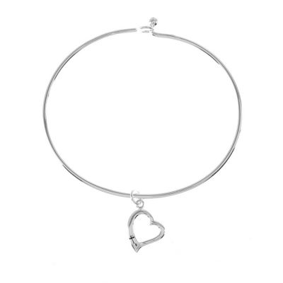 Bracelet Silver Plated Circle of Love Heart - 714611177111 - 35-4686