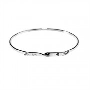 Bracelet Silver Plated Circle of Love Love/Heart