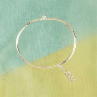 Bracelet Silver Plated God's Girl Bangle
