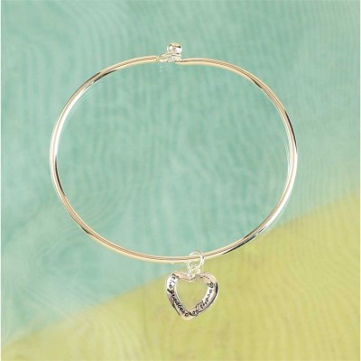 Bracelet Silver Plated Greatest/These Bangle - 714611172444 - 73-2812P