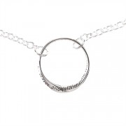 Bracelet Silver Plated inspiRing Romans 8:28 7.5 Inch +1 Inch