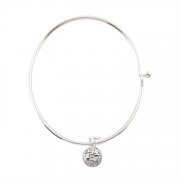 2pk -Bracelet-Silver Plated John 3:16 Globe Bangle (Pack of 2) 2pk -Bracelet-Silver Plated John 3:16 Globe Bangle (Pack of 2)