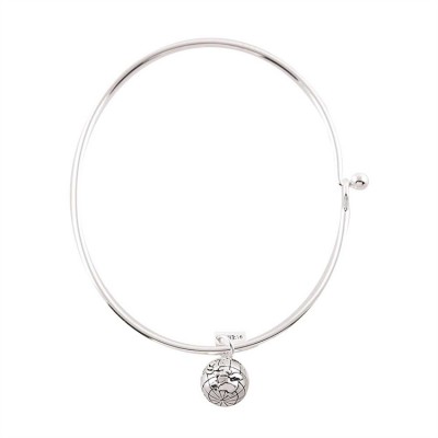 Bracelet-Silver Plated John 3:16 Globe Bangle (Pack of 2) - 714611176947 - 35-5833