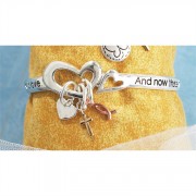 Bracelet-Silver Plated Mobius 1 Corinthians 13:13