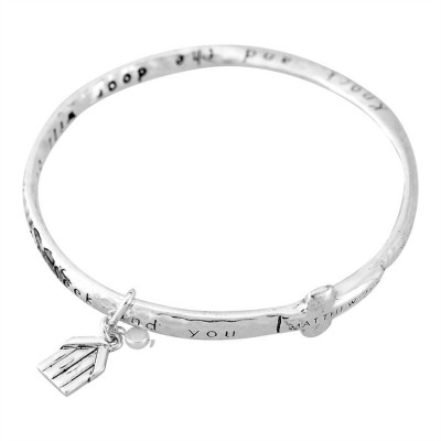 Bracelet-Silver Plated Mobius Ask,seek,knock - 603799216005 - 35-5501