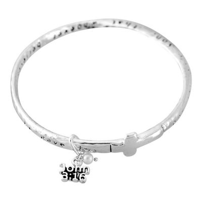 Bracelet-Silver Plated Mobius John 3:16 - 603799216036 - 35-5504