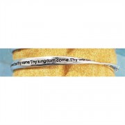 Bracelet Silver Plated Mobius Lords Prayer