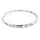 Bracelet Silver Plated Mobius Proverbs 3:5 6 - 714611141419 - 35-5086