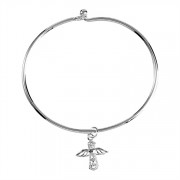 Bracelet-Silver Plated My Heavenly Angel Bangle