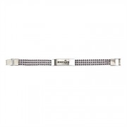 2pk -Bracelet-Stainless Steel Garnet Stone-7.5" (Pack of 2) 2pk -Bracelet-Stainless Steel Garnet Stone-7.5" (Pack of 2)