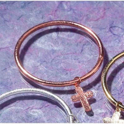 Bracelets Copper Bangle/Petal Cross - 714611106654 - 30-5891T