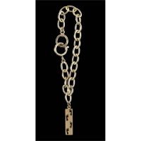 Bracelets Gold Plated Footprints/Tiffany Link Chain Pack of 4