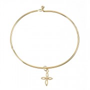 Bracelets Gold Plated Say Your Prayers Bangle