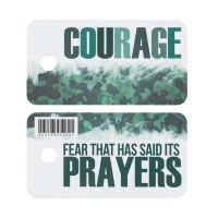 Brag Tag Plastic Courage Fear That Has Said Its Prayers 12pk