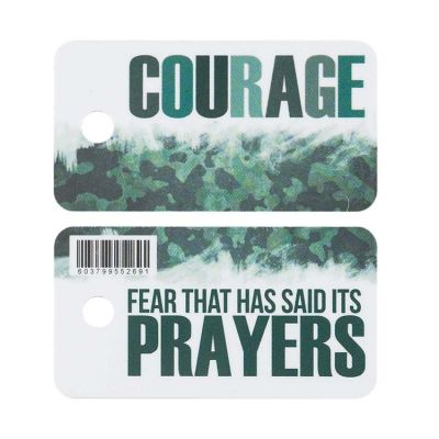Brag Tag Plastic Courage Fear That Has Said Its Prayers 12pk - 603799552691 - BT-45