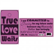 12pk -Brag Tag True Love Waits Pack of 12