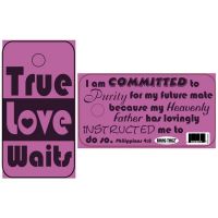 Brag Tag True Love Waits Pack of 12