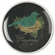 4pk -Brooch Antique Silver Mother's Love Proverbs 22:6 (Pack of 4)