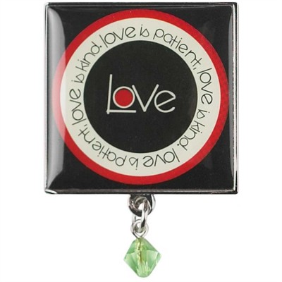 Brooch Love Is Patient, Large Pack of 6 - 603799434782 - JAB-501