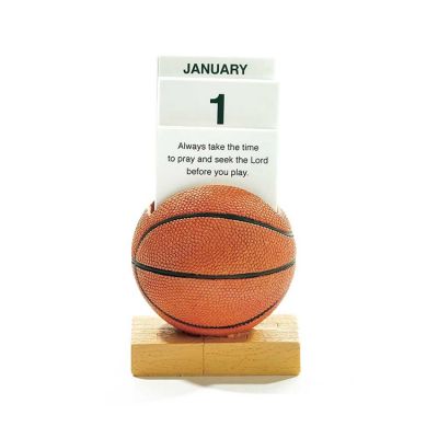 Calendar Resin Basketball Always Pray Pack of 2 - 603799562232 - CALR-105