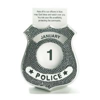 Calendar Resin Police Hats off to Our Officers Pack of 2