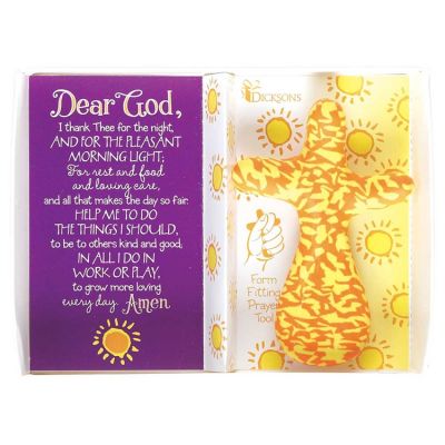 Child Cross Orange/Yellow- Clay Dough 2.75 X 4 Father (Pack of 2) - 603799592758 - NCF-1001