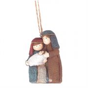 Christmas Ornament Holy Family 2 1/2" High (Pack of 6)