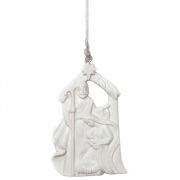 Christmas Ornament Porcelain Holy Family 3.5 Inch Pack of 6