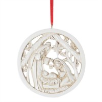 6pk -Christmas Ornament Resin 3in. Holy Family (Pack of 6)