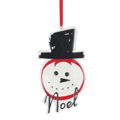 Christmas Ornament Resin Noel 2 X 3.5in. (Pack of 6) - 603799570473 - CHO-8019