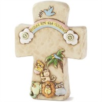 2pk -Cross Tabletop Resin 6in Blessed (Pack of 2)