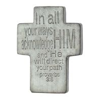Cross Wall 13 inches Height Metal In All Your Ways (Pack of 2)