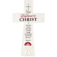 2pk -Cross Wall 9 Inch Confirmed In Christ (Pack of 2)