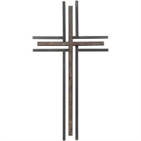 Cross Wall Metal 16in Double Cross Cross Wall Metal 16in Double Cross