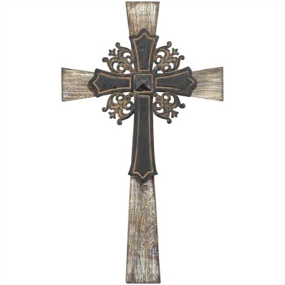 Cross Wall Metal/MDF 15in (Pack of 2) - 603799517799 - MWC-25