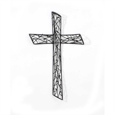 Cross Wall Metal Sculpted 21 Inch Pack of 2 - 603799387910 - MWC-300