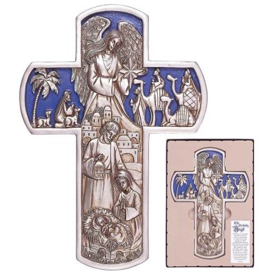 Cross Wall Resin 11" Nativity Angel (Pack of 2) - 603799213745 - CHWCR-128