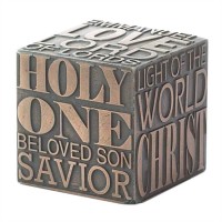 3pk -Cube Resin 2 X 2 X 2 Names of God Pack of 3