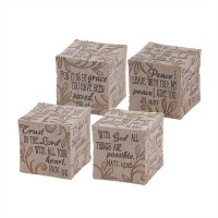 3pk -Cube Resin 2 X 2 X 2 Verses Pack of 3