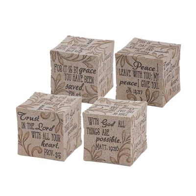 Cube Resin 2 X 2 X 2 Verses Pack of 3 - 603799574914 - CUBE-104