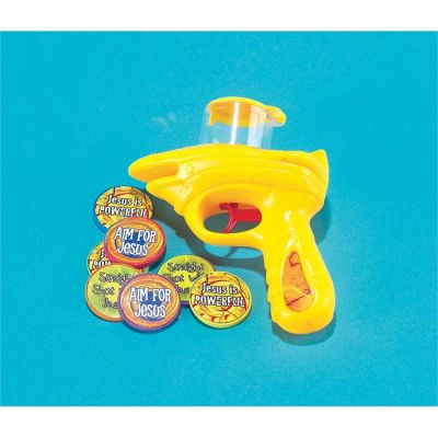 Disc Shooter Assorted ..w/Jesus Pack of 12 - 603799546393 - N-331