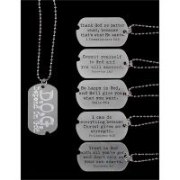 Dog Tag Chain Necklace Pack of 24