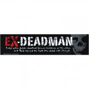 6pk -Ex-Deadman Magnetic 13 inches x 3 inches H Mylar (Pack of 6)