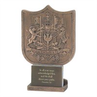 2pk -Faith Builder Card Holder Coat Of Arms (Pack of 2)