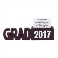 2pk -Faith Builder Card Holder Grad 2017 (Pack of 2)